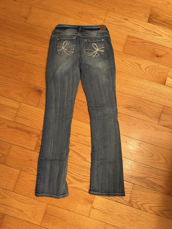 Wallflower Womens Size 5 Long Bootcut Jeans Dark Wash Luscious Curvy Fit Denim