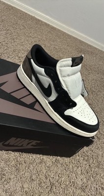 Nike Air Jordan 1 Low Men s Low Top Lace-Up Black/White Sneakers