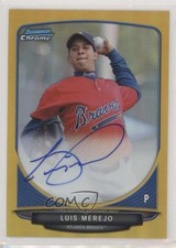 2013 Bowman Chrome Prospects Gold Refractor 23/50 Luis Merejo #BCA-LME Auto gh4