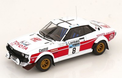 1:18 Ixo Toyota Celica 2000 GT (RA21) #8, RAC Rally Mikkola/Hertz