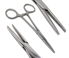 Dog Pet Ear/Nose Hair Puller Grooming Hemostat Locking Forceps Pliers 5.5 In