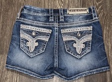 Rock Revival Barbra -Easy Shorts - Distressed and Embellished Size: 26