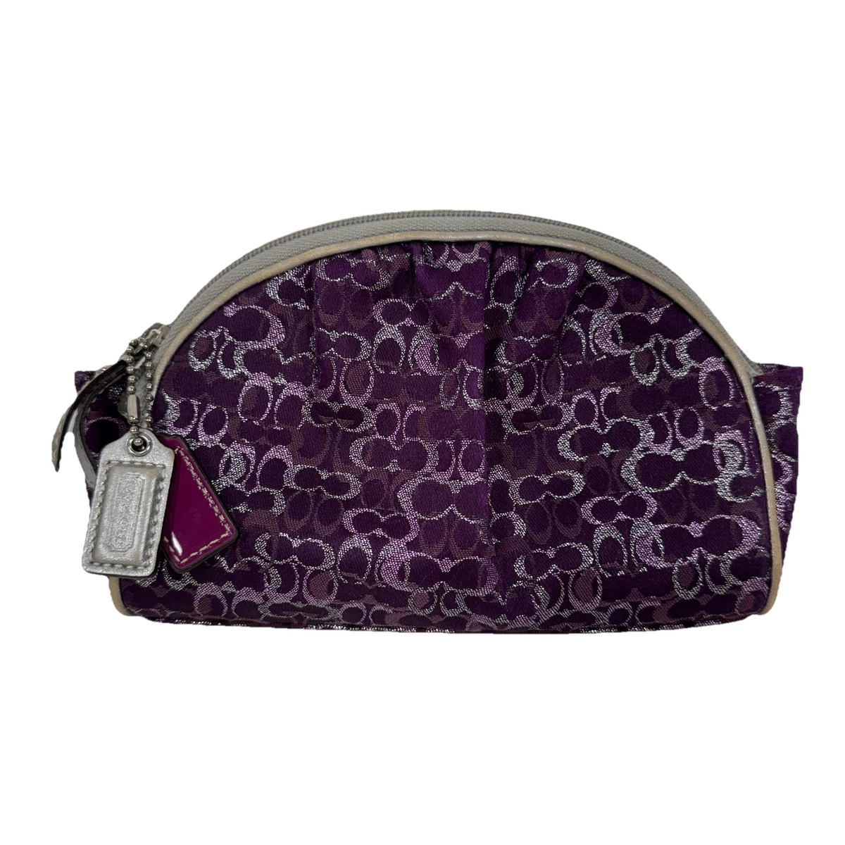 coach purple cosmetic bag products for sale | eBay