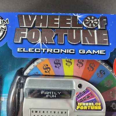 Wheel of Fortune Electronic Tabletop Game Platinum Edition 2009