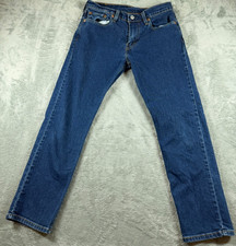Levi  s 502 Regular Taper Jeans 29x28 Blue Denim Classic Fit Men  s