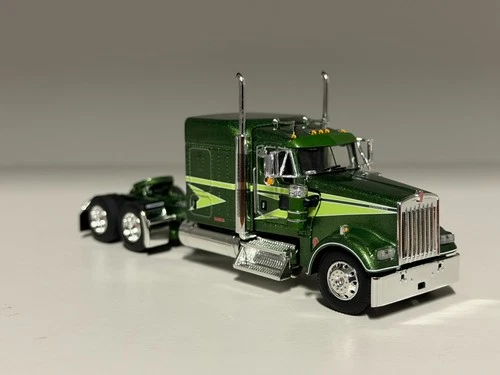 NEW DCP 1/64 GREEN KENWORTH W900L 72" W/ 265 FRAME LEGACY "YOSEMIT"  NO BOX