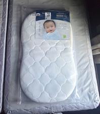 HALO DreamWeave Bassinet Mattress Pad, 3D Mesh, Breathable Hypoallergenic, White