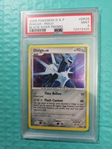 Pokemon 2008 Diamond & Pearl Black Star Promo DP26 Holo Dialga PSA 9