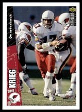 1996 Collector's Choice Dave Krieg Arizona Cardinals #138