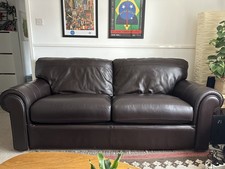 Brown Leather Sofa Bed