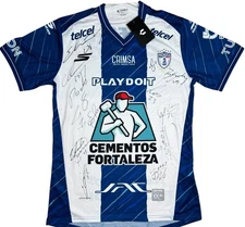 2025 C.F. Pachuca Tuzos Mexico team signed home soccer jersey w/ PROOF Idrissi