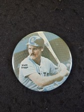 3 inch  baseball button Wade Boggs # 307  ( G )