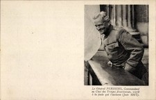 c.1917 General John J. PERSHING Portrait in Uniform Close-up View; WWI Mint