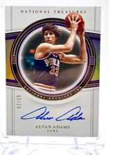 2019 Panini National Treasures National Archives Ink Alvan Adams Gold Auto 05/10
