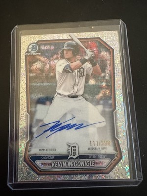 2026 Bowman Baseball Kevin McGonigle Speckle Refractor Auto /299