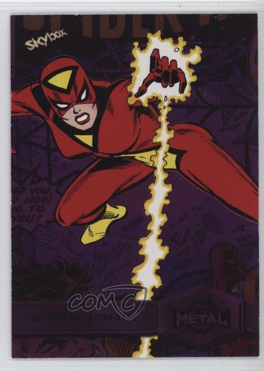 2022 Marvel Metal Universe Spider-Man Pink Light FX 47/75 Spider-Woman #187 15n7
