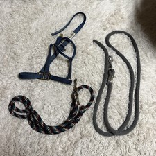Nylon Halter And Lead Rope Horse Set