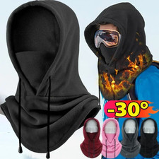 Winter Fleece Thermal Windproof Balaclava Ski Full Face Mask Men Women