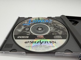 LUNAR 2 ETERNAL BLUE Japan Sega Saturn With Case + Manual + Poster + Obi SAT0236