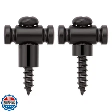 KAISH Set of 2 Stainless Steel Barrel Guitar String Guides Stainl