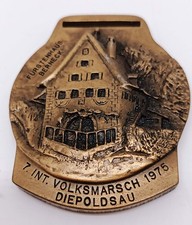 Plakette Diepoldsau 1976 Fürstenhaus Bermeck Volksmarsch 