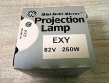 EXY Projection lamp bulb by GE - 82V, 250W. New and never used.