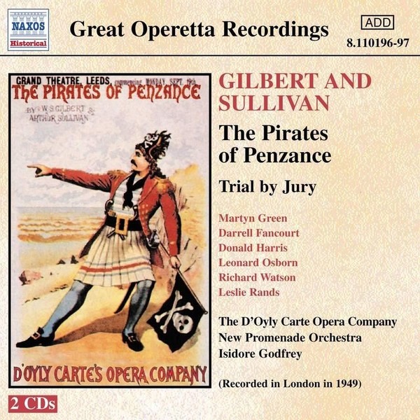 Audio Cd - Gilbert & Sullivan - The Pirates Of Penzance, Trial By Jury (2 Cd) --image