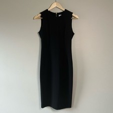 Calvin Klein Classic Black Sleeveless Pencil Dress Size 4