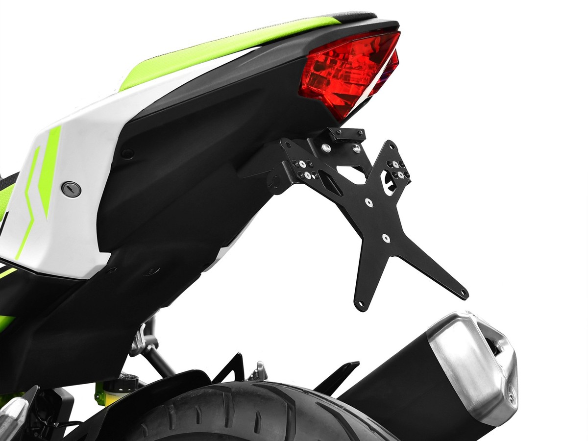 ZIEGER X-Line License Plate Holder Compatible With Kawasaki Ninja