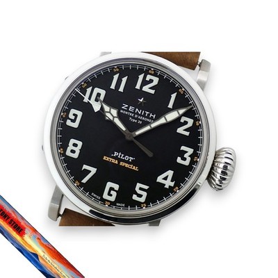 Zenith Pilot 03.2430.3000/21.C738 Aeronef Type 20 Schwarz 45mm Herren...