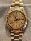 New ListingVintage Seiko Quartz Gold Tone Watch. New Battery.