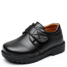 New Boys Leather Shoes British Style School Kids Wedding Party Casual Shoes