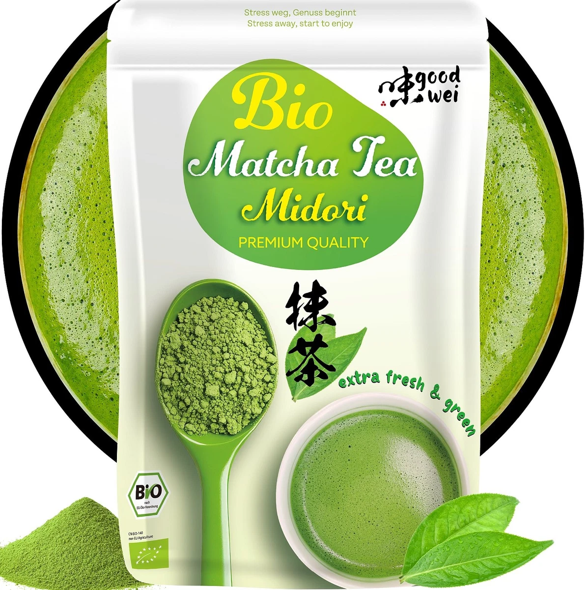2er Pack 40 Beutel Matcha Premium Detox Antioxidans Burner Natural