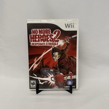 No More Heroes 2: Desperate Struggle Nintendo Wii Complete CIB Mint