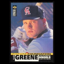 Todd Greene Rookie #34 1995 Upper Deck Collectors Choice California Angels Card. rookie card picture