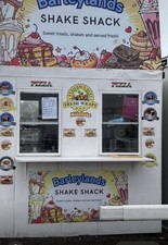 Barleylands Shake Shack Concession Trailer/Food Kiosk, Serving Windows, Signage