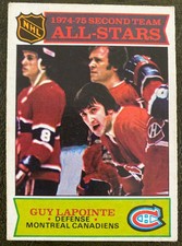 1975-76 O-pee-chee #293 - Guy Lapointe AS2 - Montreal Canadiens