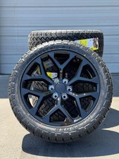 22 Wheels Rims Tires For Chevy Silverado 1500 Tahoe Suburban Cadillac