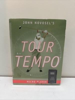 Tour Tempo Micro Player & DVD Set by John Novosel - Golf Swing Training Aide
