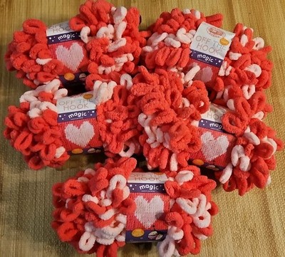 Lion Bran Yarns Off The Hook Magic- Heart (Lot of 5 skeins)