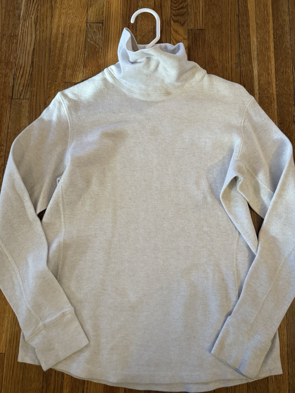 Duluth Trading Co Turtle Neck Pullover Cream Colo… - image 1