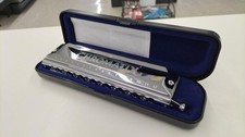 Suzuki SCX-64 Chromatic Harmonica Key Of C 16-Hole 64-Note