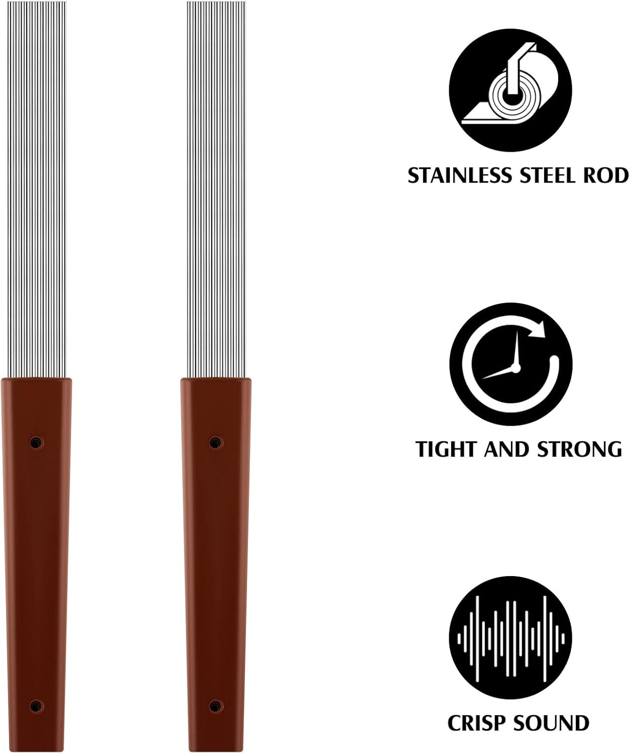 Yeshone 2 Pcs Guira Dominicana Guiro Comb 12 Inch Professional Guiro Instrument