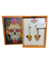 TJMaxx Halloween Skull Earrings NEW IN BOX -2025