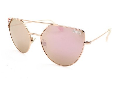 Superdry SDS Mikki Damen Sonnenbrille Gold mit Roségold Gläsern 272