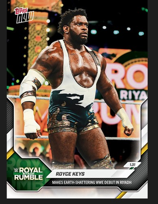 #ad Royce Keys WWE Debut 2026 WWE Topps NOW Card 14 Presale $4.77