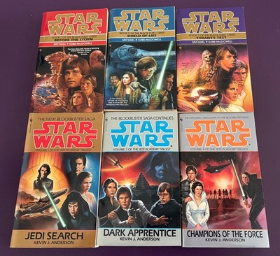 Star Wars The Jedi Academy Trilogy The Black Fleet Crisis 6 Books Paperback