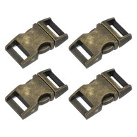 "Metallschnalle, 4Er-Pack Schnellverschlussclips (0,8\"X1,5\",Bronze)"