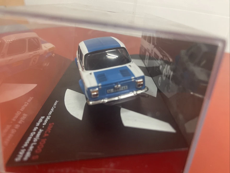 COCHE 1/43,ALTAYA. CAMPEONES ESPAÑOLES SIMCA 1000S RALLY DE ORENSE 1975 - Imagen 3 de 3