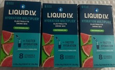 Liquid I.V. Hydration Multiplier Electrolyte Drink Mix Watermelon 3 Pack